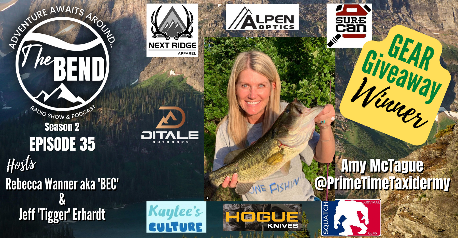 The Bend S2 E35 Website & Radio Giveaway Outdoors Contest Ditale