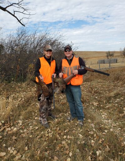 Bec & Jeff Pheasant Hunting