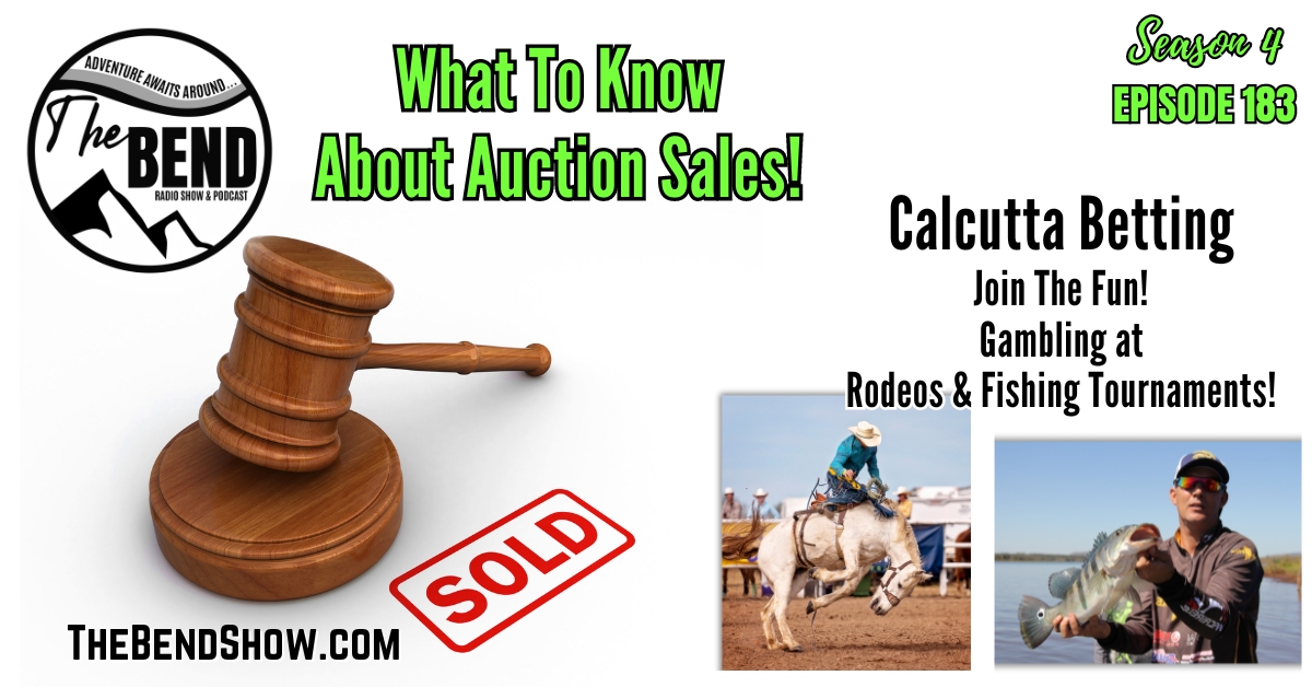 WEBSITE The BEND SHOW S4 E183 Guide to Auction Sales. What is a calcutta Rebecca Wanner BEC Jeff Erhardt Tigger