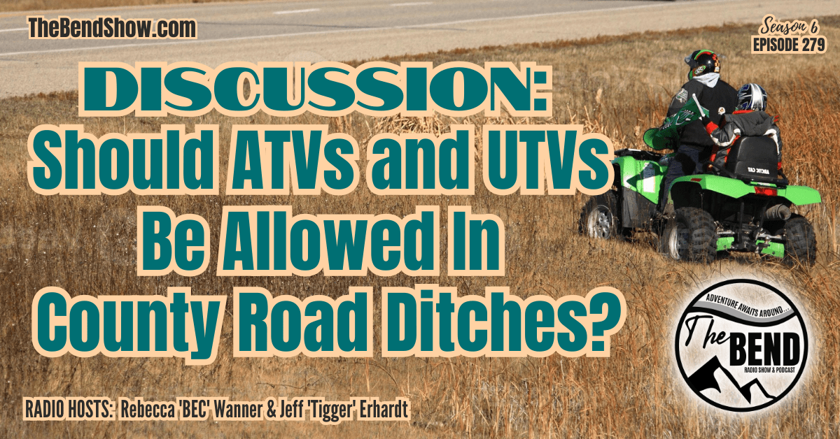Should ATVs and UTVs Be Allowed in Road Ditches?